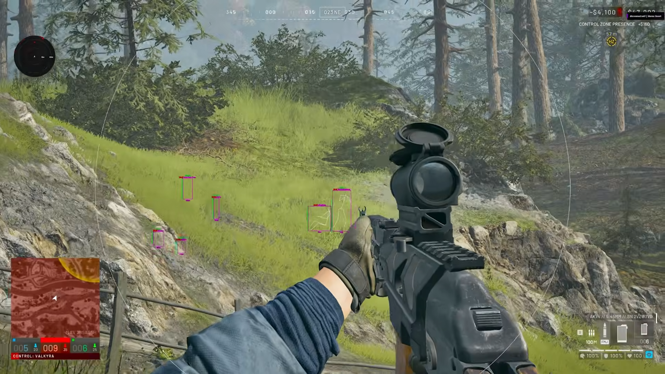 Wardogs long-range ridge engagement