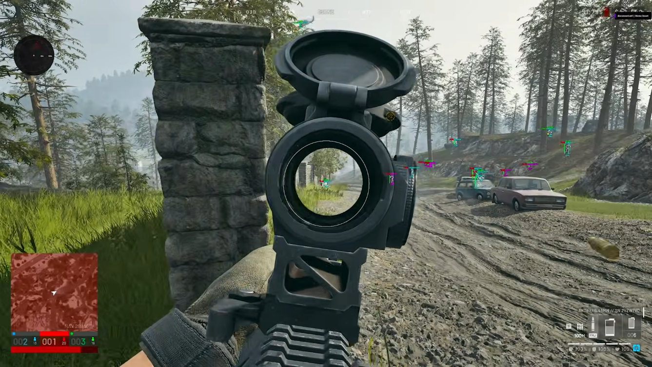 Wardogs combined-arms push with radar-style intel
